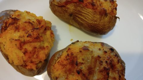 Air Fryer Twice Baked Potatoes